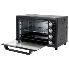 Мини-печь электрическая SONNEN EO-HL33, 1800 Вт, 33 л, 3 режима нагрева, таймер, механическое управление, черная, 458305 - фото 3
