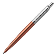 Ручка шариковая PARKER "Jotter Core Chelsea Orange CT", корпус оранжевый, детали хром, синяя, 1953189 Ручка шариковая PARKER "Jotter Core Chelsea Orange CT", корпус оранжевый, детали хром, синяя, 1953189 - фото 3