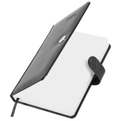 Ежедневник датированный 2026 А5 138x213 мм, BRAUBERG "Legend", под кожу, застежка, серый, 117068 - фото 4