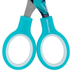 Ножницы 130 мм, мятные, с цветной печатью "Аниме", BRAUBERG ANIME, 238956 - фото 5