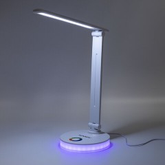 Настольная лампа-светильник, ночник SONNEN RG-001, 30 LED, 6 Вт, 3 режима, RGB-подсветка, белый, 238774 - фото 11