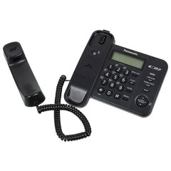 Телефон PANASONIC KX-TS2356RUB, черный, память 50 номеров, АОН, ЖК-дисплей с часами, тональный / импульсный режим - фото 3