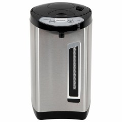 Термопот SONNEN TP-60, 6 л, 900 Вт, 1 температурный режим, 3 режима подачи воды, сталь, черный/серебро, 456713 - фото 3
