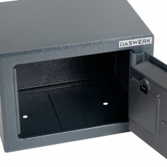 Сейф мебельный DASWERK SC-170EL (170х230х170 мм), электронный замок, графит, 291338 - фото 9