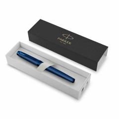 Ручка перьевая PARKER "IM Professionals Monochrome Blue", синий металлик, нержавеющая сталь, синяя, 2172964 Ручка перьевая PARKER "IM Professionals Monochrome Blue", синий металлик, нержавеющая сталь, синяя, 2172964 - фото 4