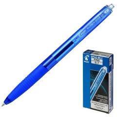 Ручка шариковая автоматическая с грипом PILOT Super Grip G, СИНЯЯ, 0,7 мм, линия 0,22 мм, BPGG-8R-F, BPGG-8R-F L - фото 2