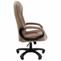 Кресло офисное Chairman CH 600, велюр, бежевое, 7158673 - фото 4