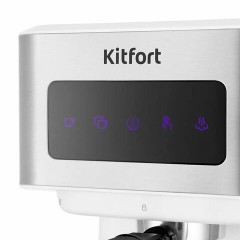 Кофеварка рожковая KITFORT КТ-7139, 1050 Вт, объем 1,5 л, 15 бар, ручной капучинатор, белая Кофеварка рожковая KITFORT КТ-7139, 1050 Вт, объем 1,5 л, 15 бар, ручной капучинатор, белая - фото 2