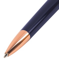 Ручка подарочная шариковая GALANT "Speer", корпус темно-синий, детали розовое золото, узел 0,7 мм, линия письма 0,5 мм, синяя, 144169 - фото 4