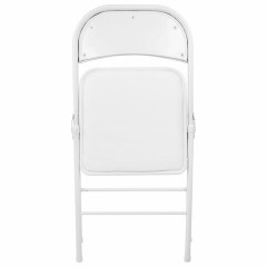 Стул складной BRABIX "Golf Plus CF-003 КОМФОРТ", белый каркас, кожзам белый, 532888 - фото 9