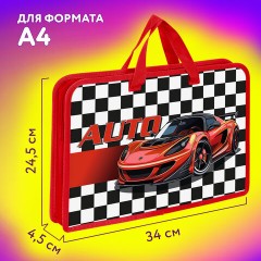 Папка на молнии с ручками ЮНЛАНДИЯ А4, 1 отделение, пластик, ширина 45 мм, Auto, 272150 Папка на молнии с ручками ЮНЛАНДИЯ А4, 1 отделение, пластик, ширина 45 мм, Auto, 272150 - фото 10