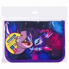 Пенал BRAUBERG с наполнением, 1 отделение, 1 откидная планка, 24 предмета, 21х14 см, "Neon cat", 271523 - фото 8