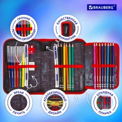 Пенал BRAUBERG с наполнением, 1 отделение, 1 откидная планка, 24 предмета, 21х14 см, "Yellow car", 229292 Пенал BRAUBERG с наполнением, 1 отделение, 1 откидная планка, 24 предмета, 21х14 см, "Yellow car", 229292 - фото 18