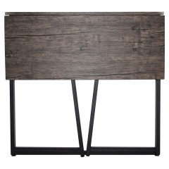 Стол на металлокаркасе BRABIX "LOFT CD-001", 800х440х740 мм, складной, цвет морёный дуб, 641209 - фото 5