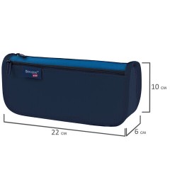 Пенал мягкий BRAUBERG KIDS, 2 отделения, полиэстер, "Dark blue", 22x10x6 см, 273551 Пенал мягкий BRAUBERG KIDS, 2 отделения, полиэстер, "Dark blue", 22x10x6 см, 273551 - фото 5