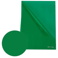 Папка-уголок жесткая прозрачная А4 BRAUBERG UNIVERSAL, зеленая, 0,15 мм, со штрихкодом, 273053 - фото 5