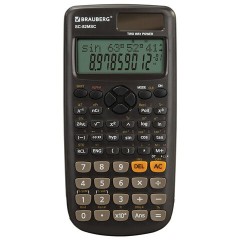 Калькулятор инженерный BRAUBERG SC-82MSС (165х84 мм), 240 функций, 10+2 разрядов, двойное питание, 271722