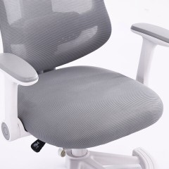 Кресло детское с подставкой для ног BRABIX KIDS "MG-215", сетка/ткань TW, серое, 533313 - фото 7