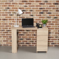 Стол письменный/компьютерный BRABIX "Scandi CD-016", 1100х500х750 мм, 4 ящика, дуб сонома, 641892, ЦБ013707-2 - фото 4