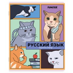 Тетради предметные, КОМПЛЕКТ 12 ПРЕДМЕТОВ, 48 л., TWIN-лак, FUNSTER (ФАНСТЕР), МЕМНЫЕ КОТЫ, 405604 - фото 10