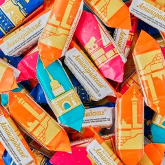 Конфеты глазированные ФАБРИКА ИМ. КРУПСКОЙ "Ленинградские" с молочной начинкой, 1000 г Конфеты глазированные ФАБРИКА ИМ. КРУПСКОЙ "Ленинградские" с молочной начинкой, 1000 г - фото 2