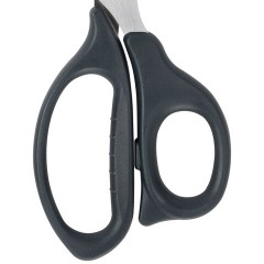 Ножницы BRAUBERG "BOMB", 210 мм, графитовый цвет, 2-сторонняя заточка, эргономичные, 238856 - фото 6