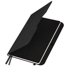 Ежедневник датированный 2026, А5, 151х213 мм, BRAUBERG "Note", под кожу, держатель для ручки, черный, 117516 - фото 4