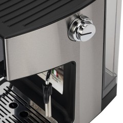Кофеварка рожковая с дисплеем SONNEN CM-2066, ручной капучинатор, сенсор, 1 л, 950 Вт, 19 бар, 457882 - фото 6