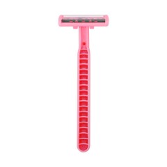 Бритвенные станки одноразовые, 3 лезвия, увлажняющая полоска, фиксированная головка, 10 шт., розовый, X-ONE (ИКС-УАН), 700031 - фото 2