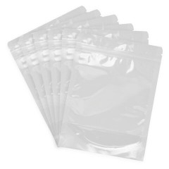 Пакеты дой-пак с замком ZIP LOCK, прозрачные, 140х200 + 40 мм, КОМПЛЕКТ 100 штук, 70 мкм, BRAUBERG, 700697 - фото 5
