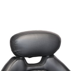 Кресло BRABIX PREMIUM "Tokyo EX-595", регулируемый подголовник, рециклированная кожа, черное, 532975 - фото 9