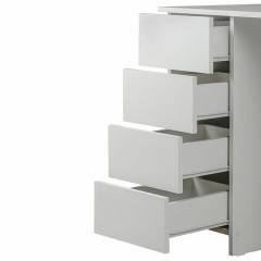 Стол письменный/компьютерный BRABIX "Scandi CD-016", 1100х500х750 мм, 4 ящика, белый, 641891, ЦБ013707-1 - фото 13