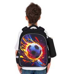 Рюкзак BRAUBERG KIDS MIND с пеналом в комплекте, 2 отделения, "Football", 40х28х18 см, 273178 Рюкзак BRAUBERG KIDS MIND с пеналом в комплекте, 2 отделения, "Football", 40х28х18 см, 273178 - фото 8