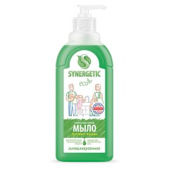 Мыло жидкое Synergetic для рук Луговые травы 500мл с дозатором