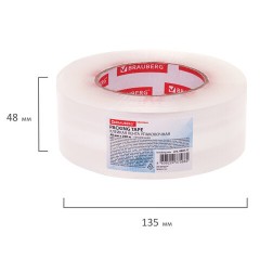 Клейкая лента упаковочная 48 мм х 200 м, прозрачная, толщина 45 микрон, BRAUBERG ORIGINAL, 440177 Клейкая лента упаковочная 48 мм х 200 м, прозрачная, толщина 45 микрон, BRAUBERG ORIGINAL, 440177 - фото 4