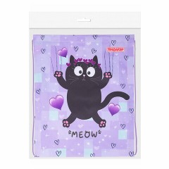 Мешок для обуви ПИФАГОР, 1 отделение, 42х34 см, "Falling cat", 272383 Мешок для обуви ПИФАГОР, 1 отделение, 42х34 см, "Falling cat", 272383 - фото 5