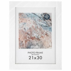 Рамка 21х30 см небьющаяся, КОМПЛЕКТ 3 шт., багет 29 мм, МДФ, BRAUBERG "Basic", белая, 391260 - фото 10