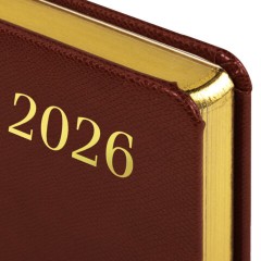 Ежедневник датированный 2026 А5 138x213 мм, BRAUBERG "Iguana", под кожу, коричневый, 117057 - фото 3