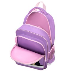 Рюкзак ПИФАГОР SCHOOL, 1 отделение, 3 кармана, "Наблюдательный кот", 38x28х14 см, 274437 - фото 7