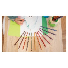 Карандаши цветные BIC "Evolution Stripes", 12 цветов, шестигранные, грифель 9505221 - фото 10