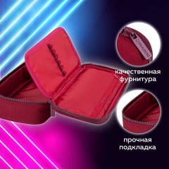 Пенал-косметичка BRAUBERG, 1 отделение, органайзер, полиэстер, 22x11,5x6 см, винный, 270845 Пенал-косметичка BRAUBERG, 1 отделение, органайзер, полиэстер, 22x11,5x6 см, винный, 270845 - фото 11