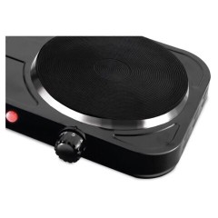 Настольная электрическая плита CENTEK CT-1507, 2000Вт, 2 конфорки, 5 режимов нагрева, черная, CT-1507 Black Настольная электрическая плита CENTEK CT-1507, 2000Вт, 2 конфорки, 5 режимов нагрева, черная, CT-1507 Black - фото 3