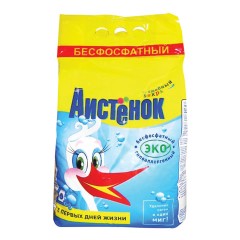 Стиральный порошок для всех типов стирки, 4 кг, АИСТЁНОК "Волшебный вихрь", бесфосфатный, 4301010015 Стиральный порошок для всех типов стирки, 4 кг, АИСТЁНОК "Волшебный вихрь", бесфосфатный, 4301010015 - фото 2