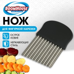 Нож для фигурной нарезки, 13,5 см, нержавеющая сталь, черный, BOOMHOUSE (БУМХАУС), 702096 - фото 8