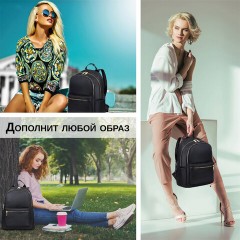 Рюкзак BRAUBERG PODIUM женский, 2 отделения, карман-антивор, нейлон, черный, 35х29х15 см, 270813 Рюкзак BRAUBERG PODIUM женский, 2 отделения, карман-антивор, нейлон, черный, 35х29х15 см, 270813 - фото 15