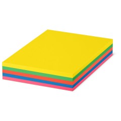 Бумага цветная CLAIREFONTAINE, А4, 80 г/м2, 500 л. (5 цветов x 100 л.), микс интенсив, Франция, 1704SC - фото 2