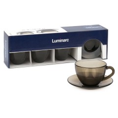 Набор чайный на 6 персон, 6 чашек объемом 200 мл и 6 блюдец, "Simply Eclipse", LUMINARC, J1261 - фото 2