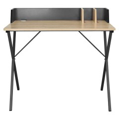 Стол на металлокаркасе BRABIX "LOFT CD-007", 800х500х840 мм, органайзер, комбинированный, 641227 - фото 2