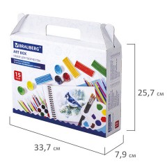 Набор для развития и творчества в подарочной коробке BRAUBERG ART BOX "НАБОР ДЛЯ ТВОРЧЕСТВА", 15 предметов, 880125 Набор для развития и творчества в подарочной коробке BRAUBERG ART BOX "НАБОР ДЛЯ ТВОРЧЕСТВА", 15 предметов, 880125 - фото 4