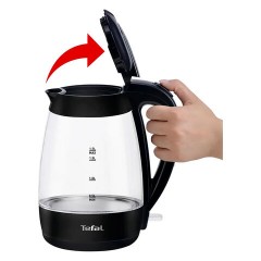 Чайник TEFAL KO450832, 1,7 л, 2400 Вт, закрытый нагревательный элемент, стекло, черный Чайник TEFAL KO450832, 1,7 л, 2400 Вт, закрытый нагревательный элемент, стекло, черный - фото 7